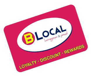 B Local is the locally focussed, small business loyalty program