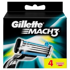 Gillette Mach 3 Razor Blades - 4 Cartridges