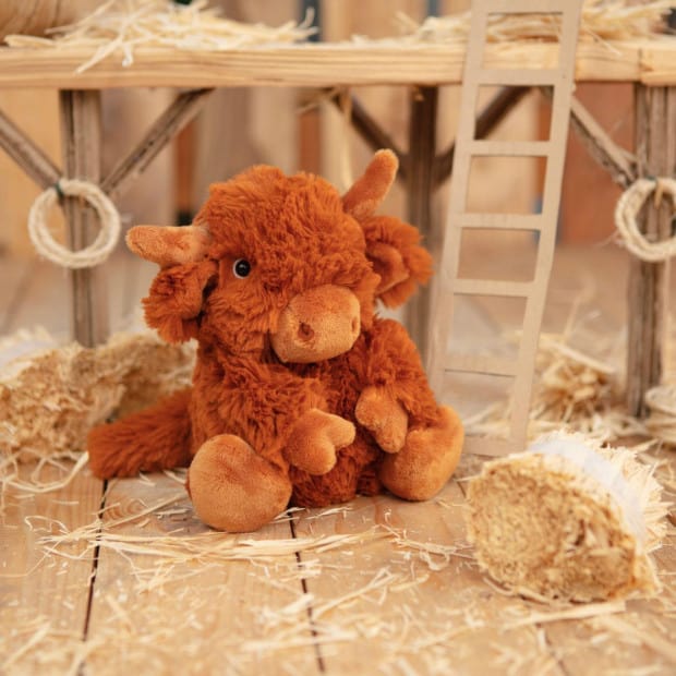 highland cow baby toy