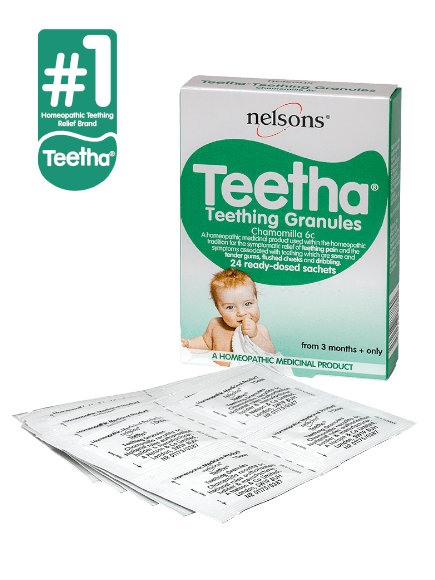 Details about   Nelsons Bébé Teetha Dentition Granules 24 Prêt Ayant Reçu une Dose Sachets