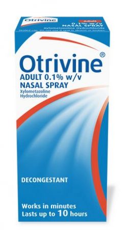 Otrivine Decongestant Adult 0.1% Nasal Spray 10ml