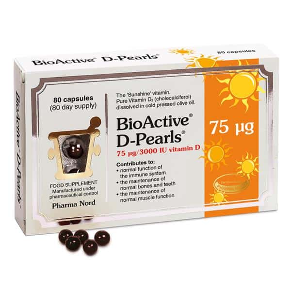 Pharma Nord Bioactive D-Pearls 75 Ug Capsules - - & Wellbeing
