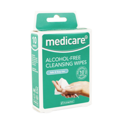 Medicare Alcohol-Free Cleansing Wipes 10pk