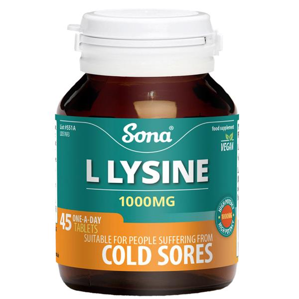 Sona L Lysine 45pk
