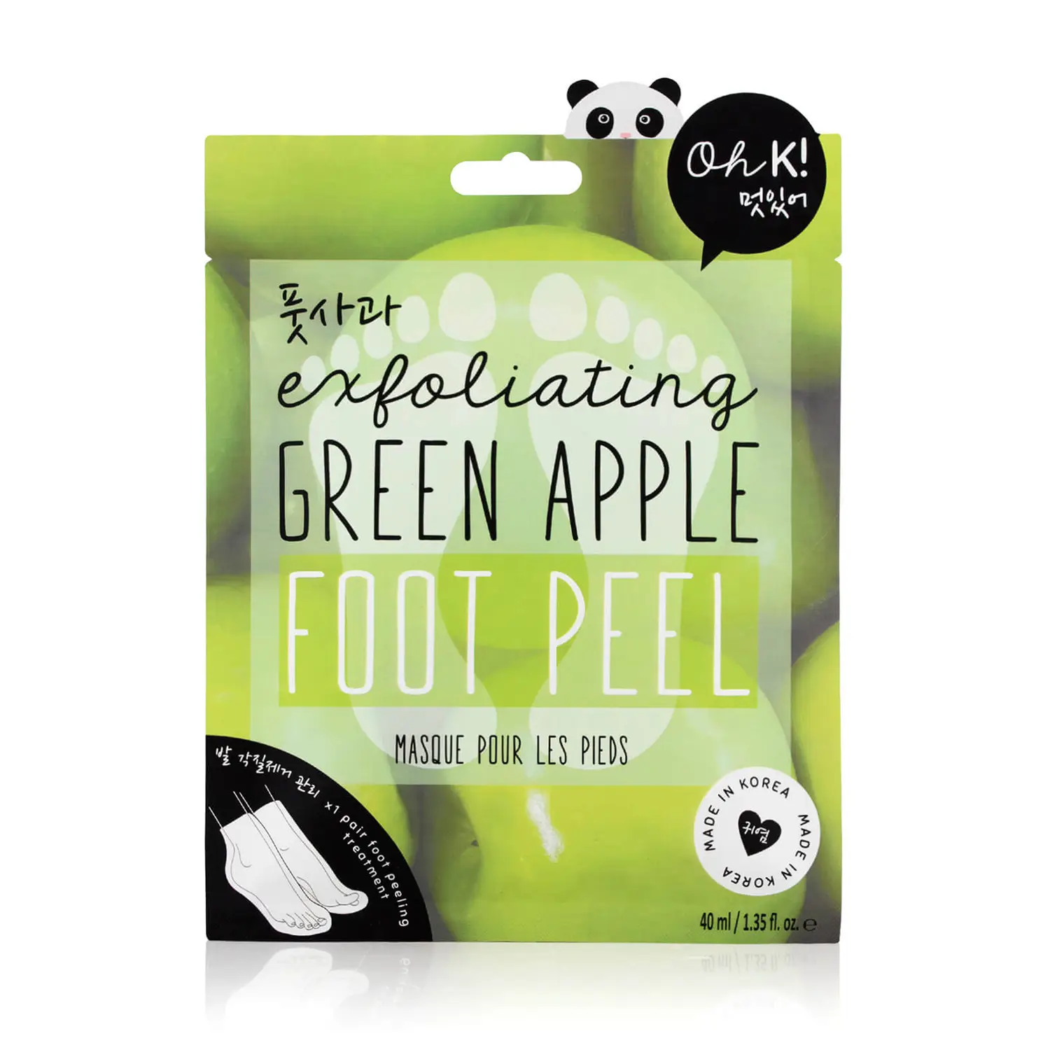 Oh K! Green Apple Peeling Foot Mask 20ml