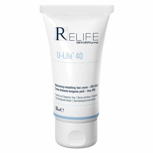 Relife- U-Life40 Moisturising Smoothing Foot Cream 50ml