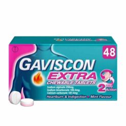 Gaviscon Extra Chewable Tablet Mint 48 Pack
