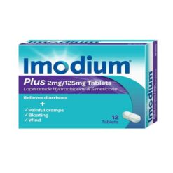 Imodium Plus Loperamide Tablets 12 Pack