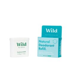 Wild Natural Deodrant Refill Fresh Cotton & Sea Salt