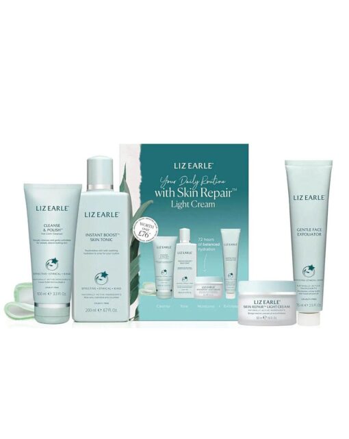Liz Earle Your Daily Routine with Skin Repair Light Cream Kit