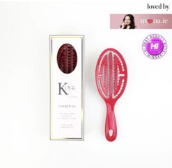 King Hair & Beauty The Jewel Hair Brush - Pink