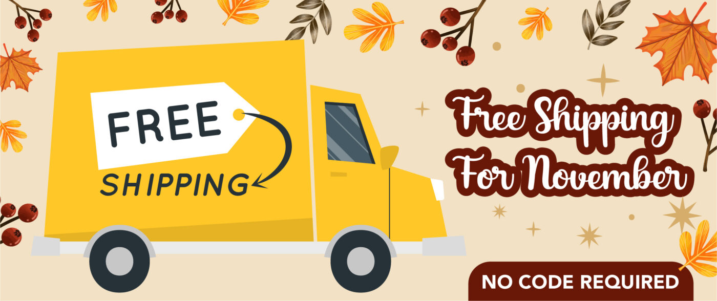 Free Shipping for November