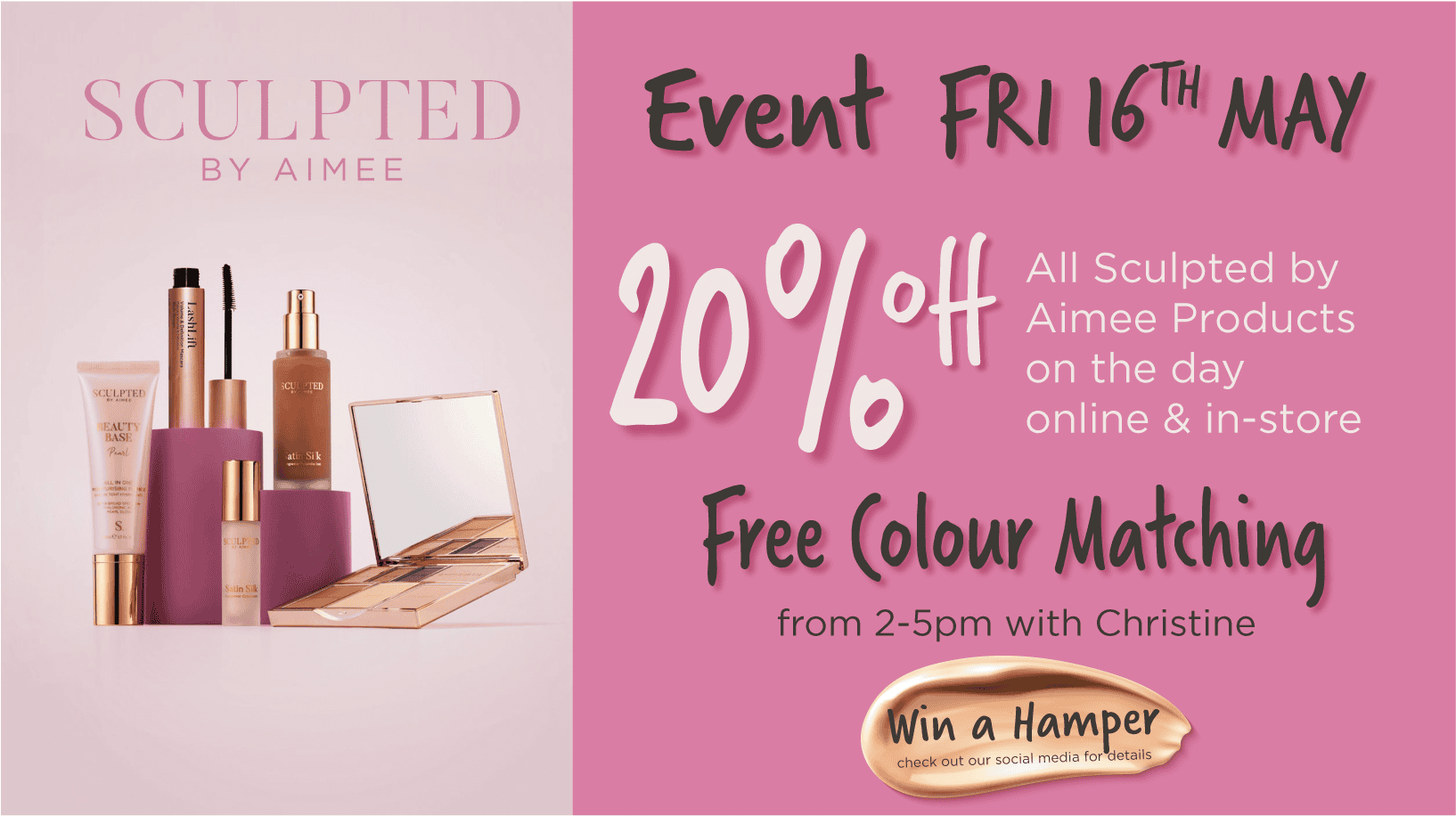 Sculpted by Aimee Event 16th May 20% off