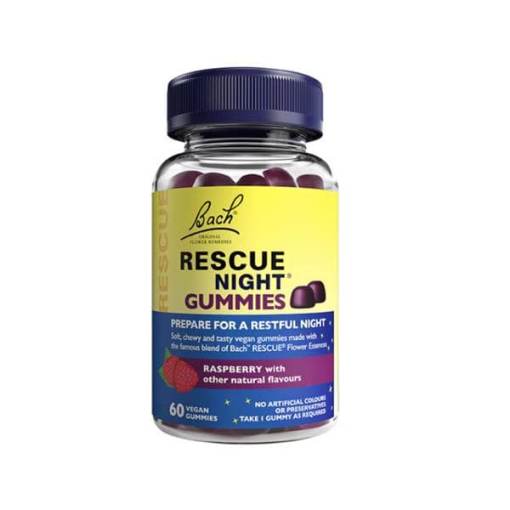 Bach Rescue Night - Raspberry Gummies 60 Pack