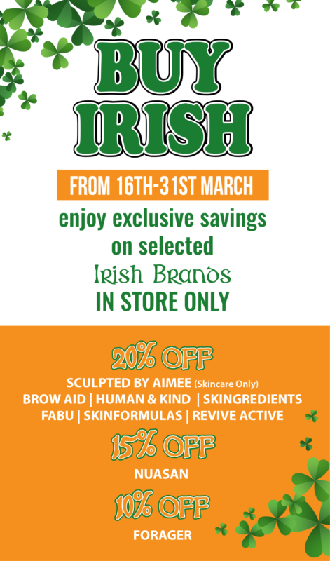 Buy Irish promotion in store