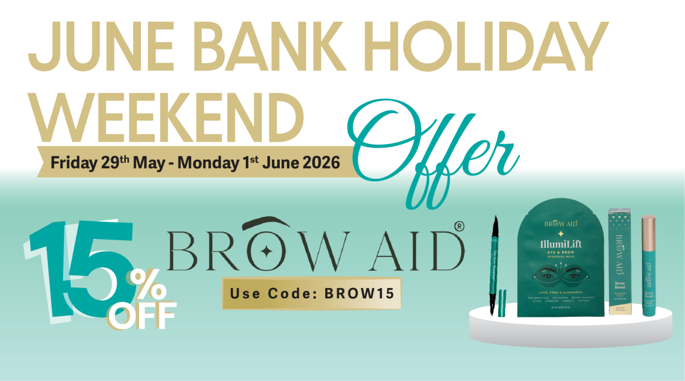 Brow Aid 15% off for June Bank Holiday