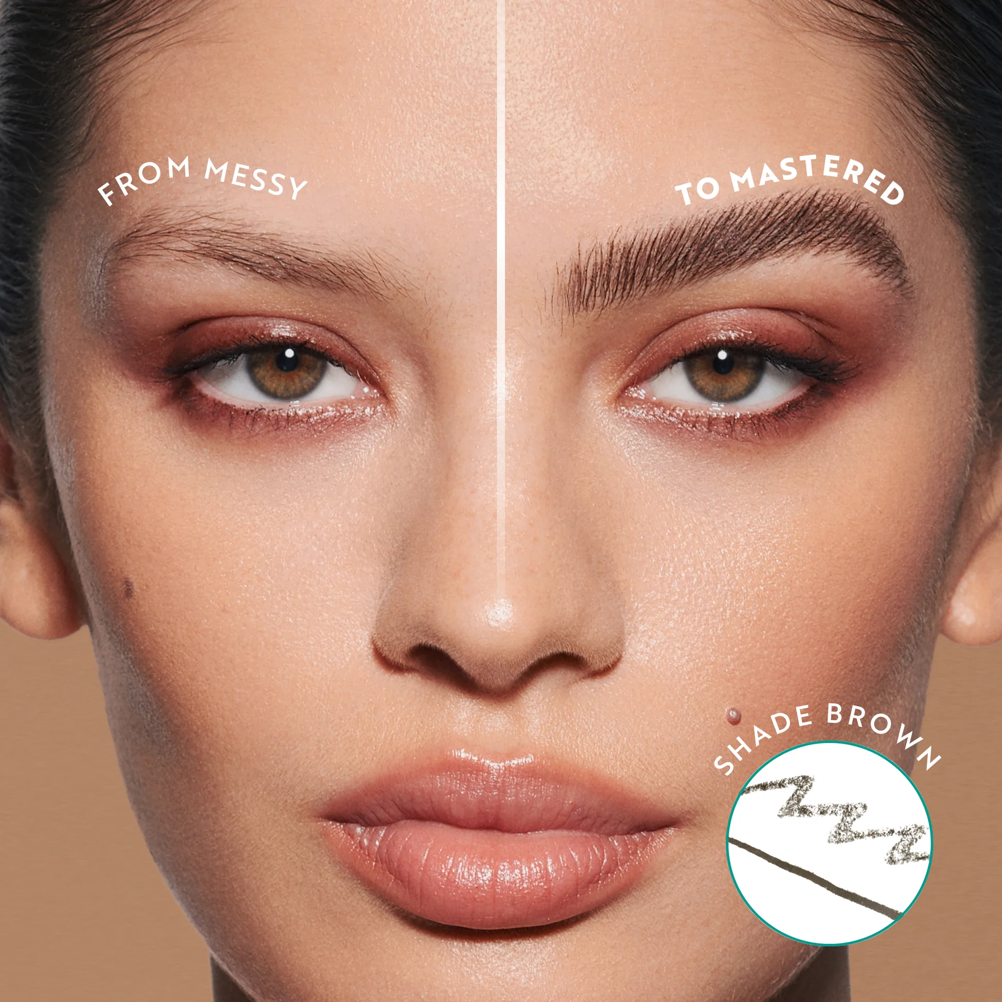 Brow Aid Masterstroke Brow Trio - Brown - Image 2