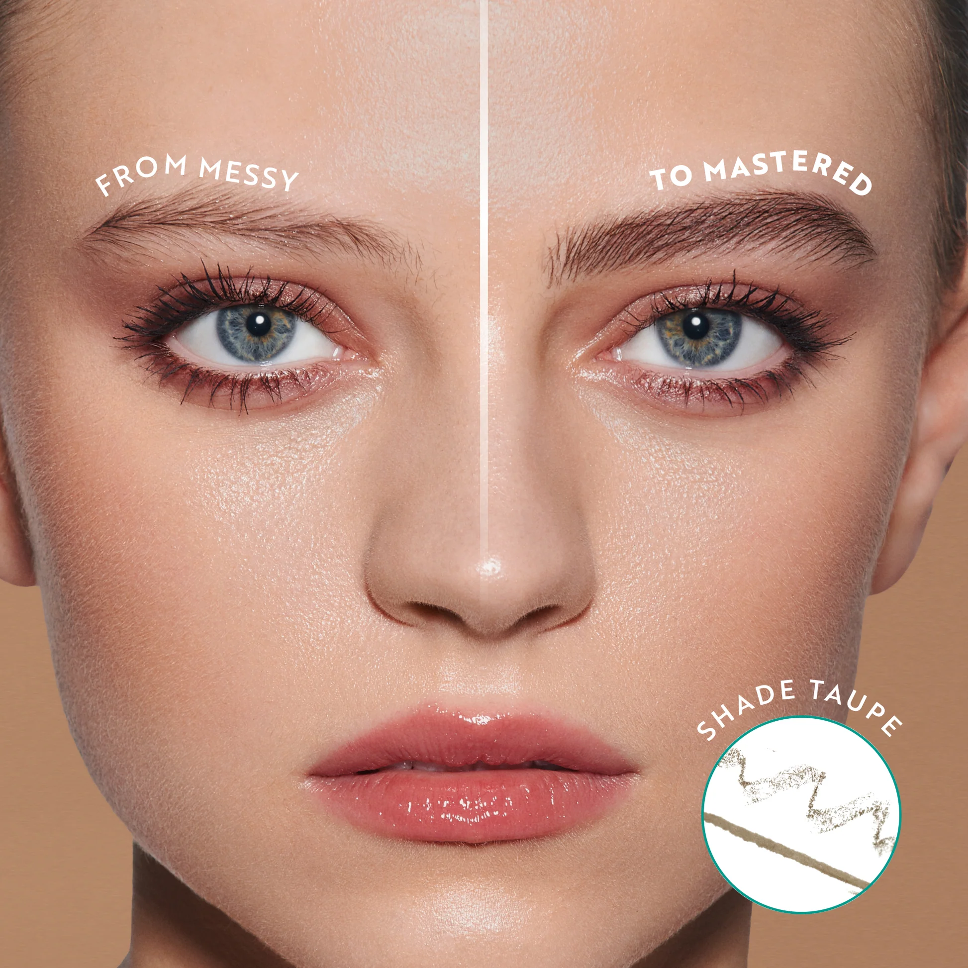 Brw Aid Masterstroke Brow Trio - Taupe - Image 2