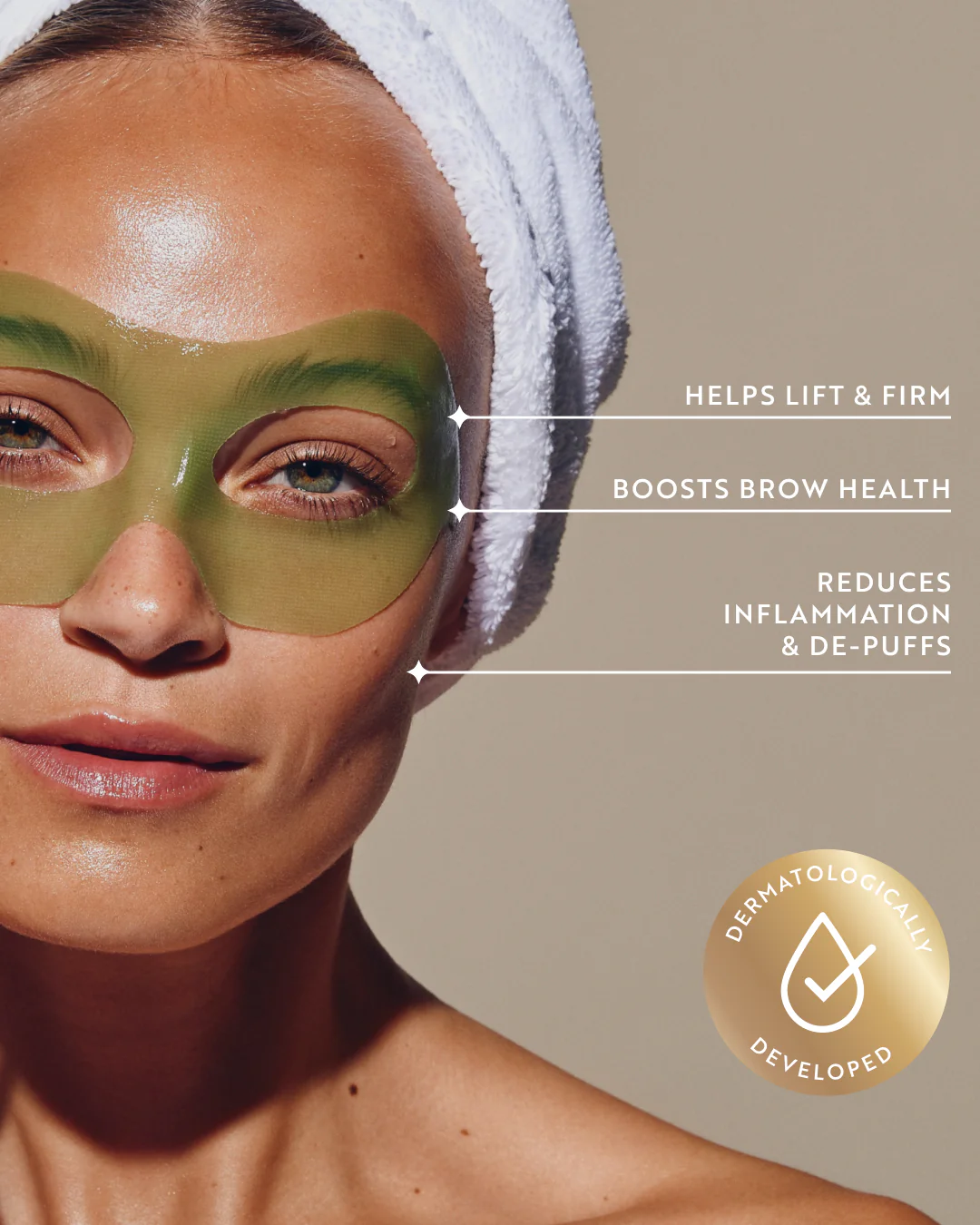 Brow Aid IllumiLift Hydrogel Mask - Single Pack - Image 2