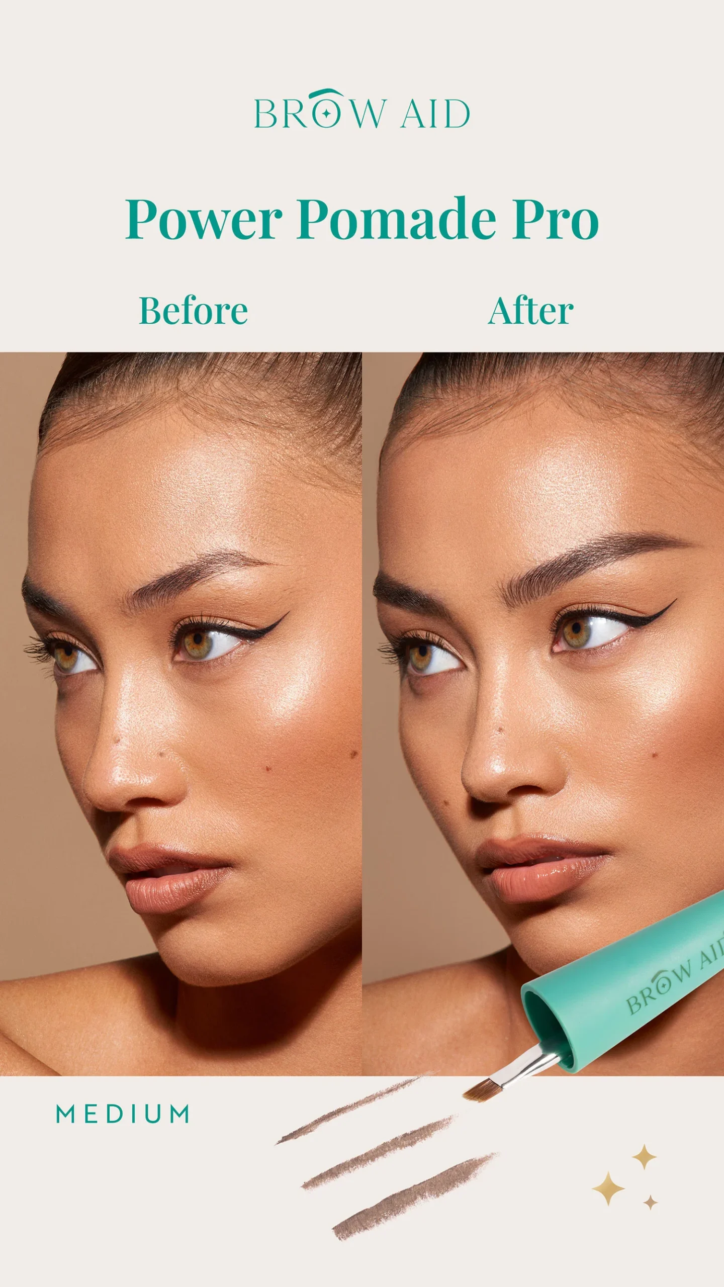 Brow Aid Power Pomade Pro Medium - Image 2