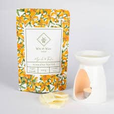 wix and wax myrrh & tonka scented soy wax melt